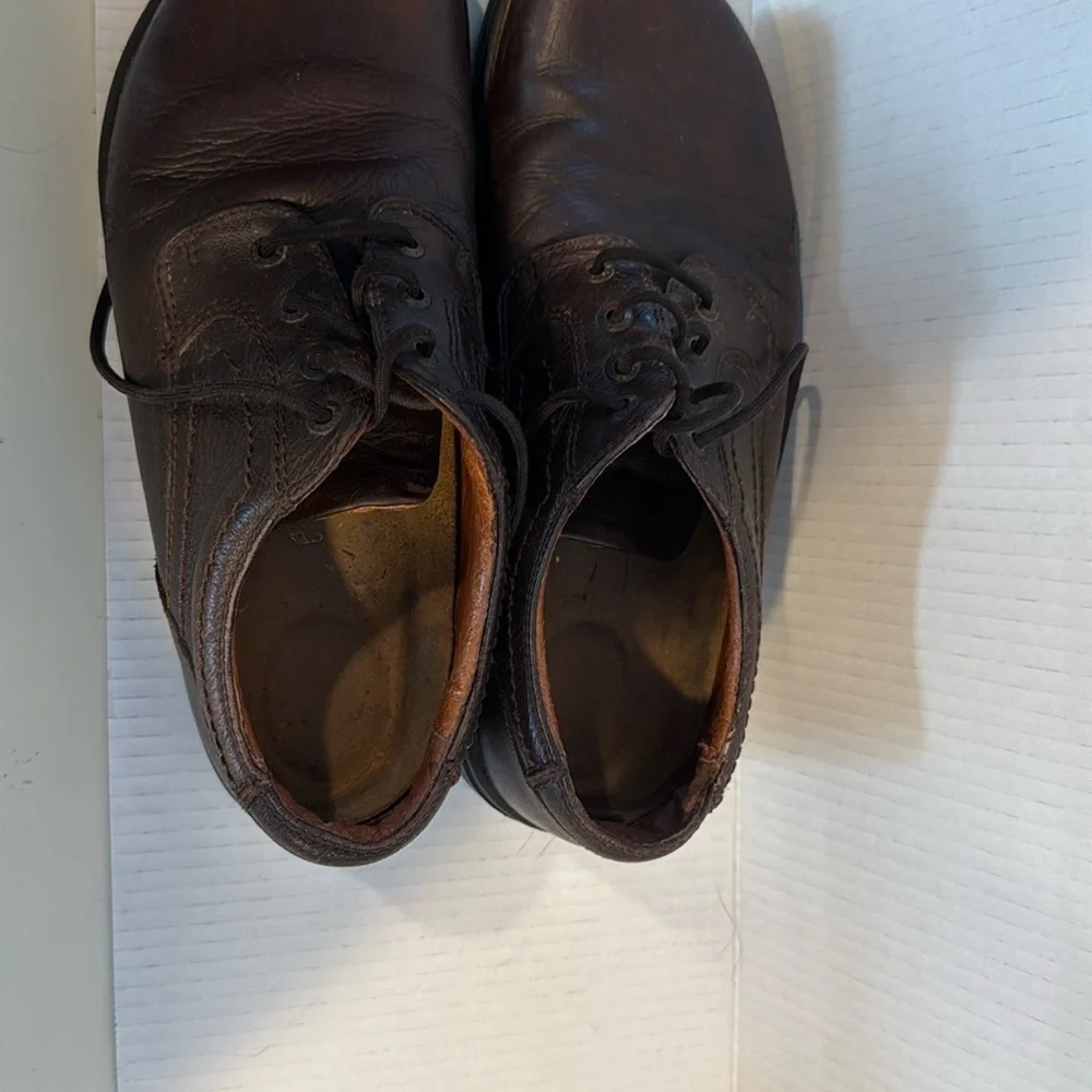 Birkenstock Footprint Brown Leather Oxfords (sz - US 11-11-1/2. Euro 44)